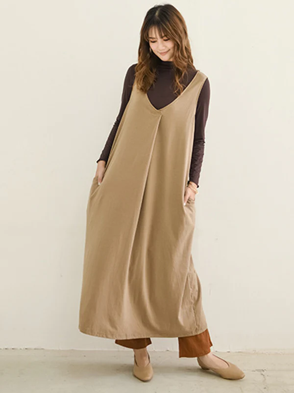 10 Colors Simple Solid Color Long Sleeves High-Neck T-Shirt Top - Image 26