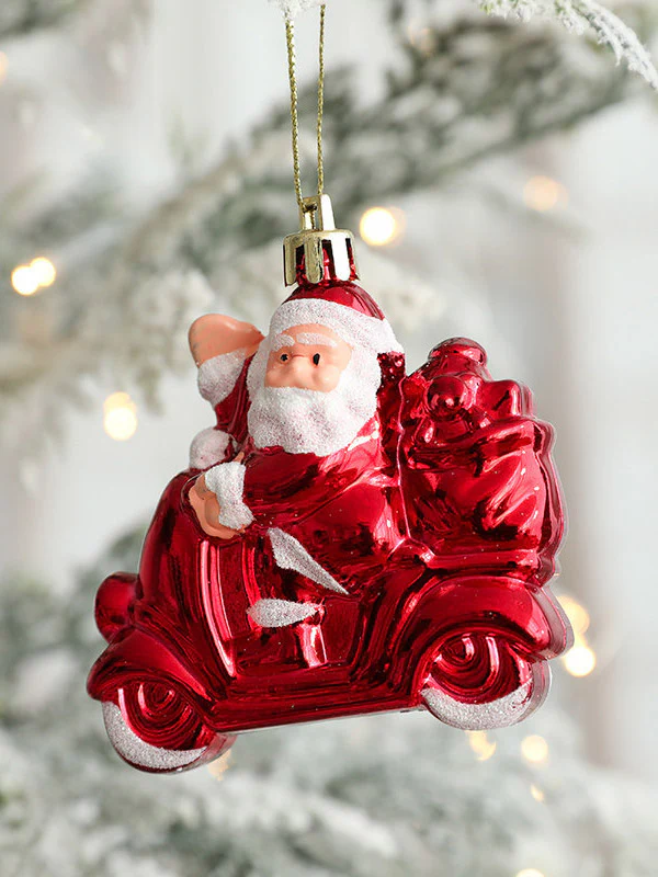 2 Pcs New Snowman House Ice Cream Christmas Xmas Tree Decorations Pendant - Image 10