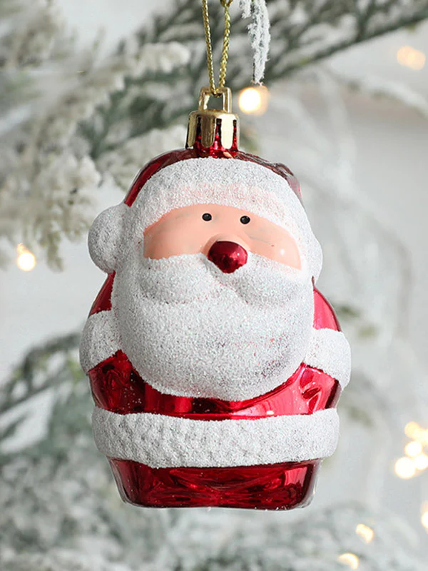 2 Pcs New Snowman House Ice Cream Christmas Xmas Tree Decorations Pendant - Image 17