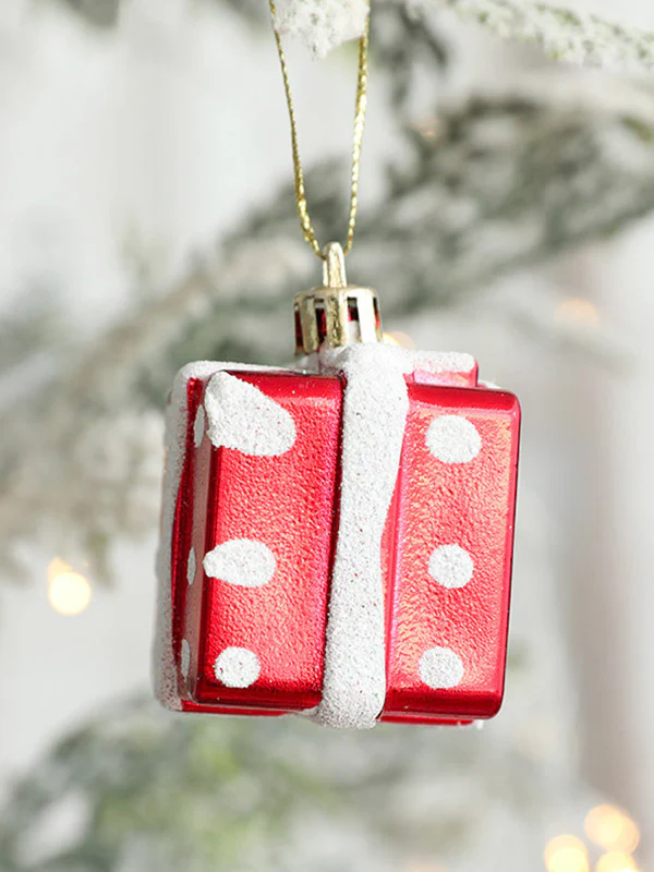 2 Pcs New Snowman House Ice Cream Christmas Xmas Tree Decorations Pendant - Image 9
