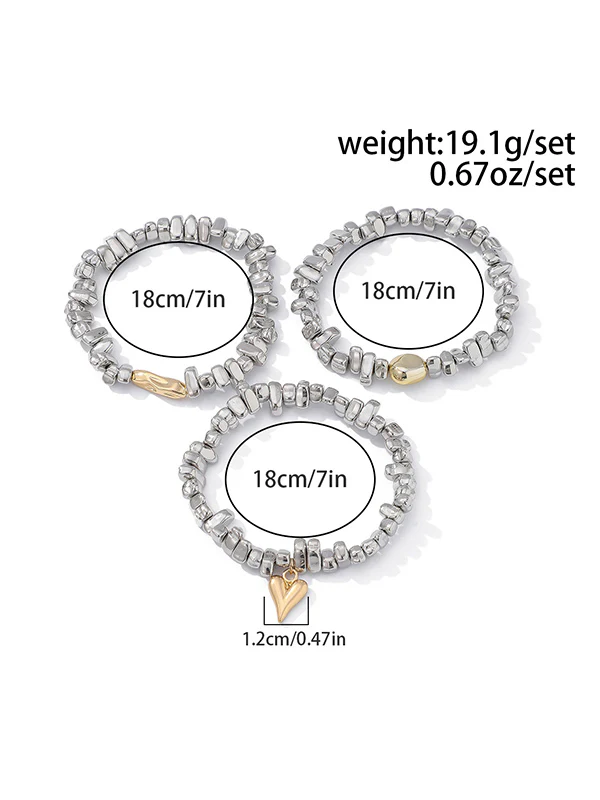 3 Pcs Geometric Bracelet Accessories - Image 9