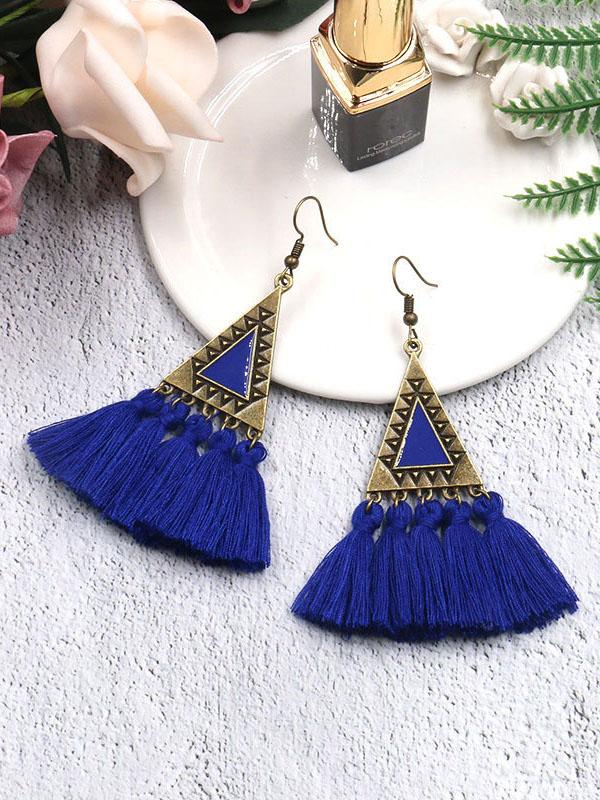 5 Colors Tassels Earrings Accessories - Image 4