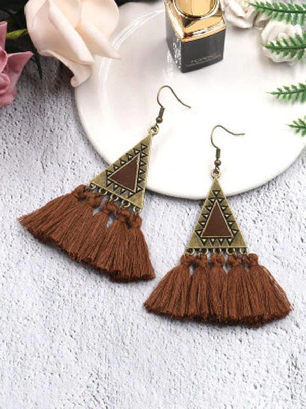 5 Colors Tassels Earrings Accessories - Image 5
