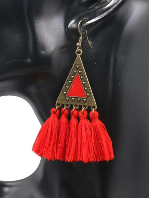 5 Colors Tassels Earrings Accessories - Image 6