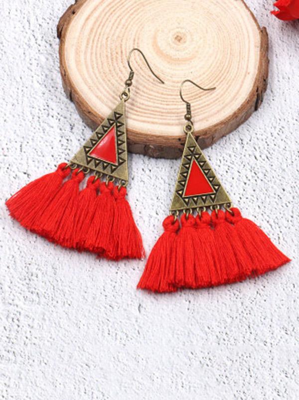 5 Colors Tassels Earrings Accessories - Image 7
