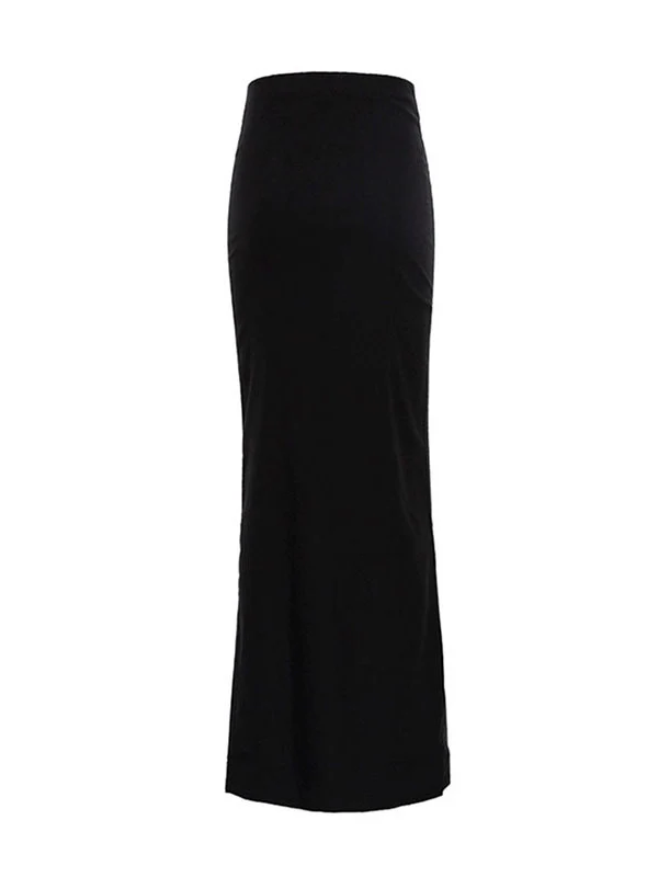 A-Line Bodycon Solid Color Skirts Bottoms - Image 5