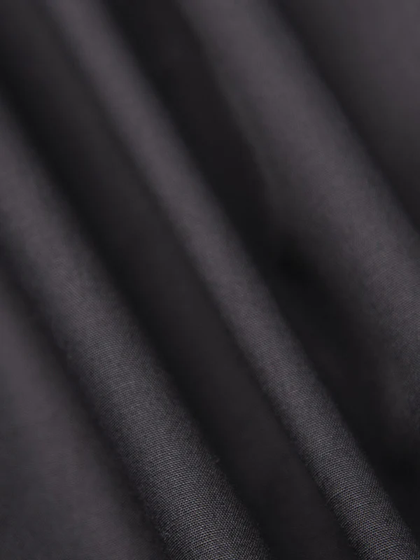 A-Line Elasticated Waist Asymmetric Drawstring Pleated Solid Color Skirts Bottoms - Image 14