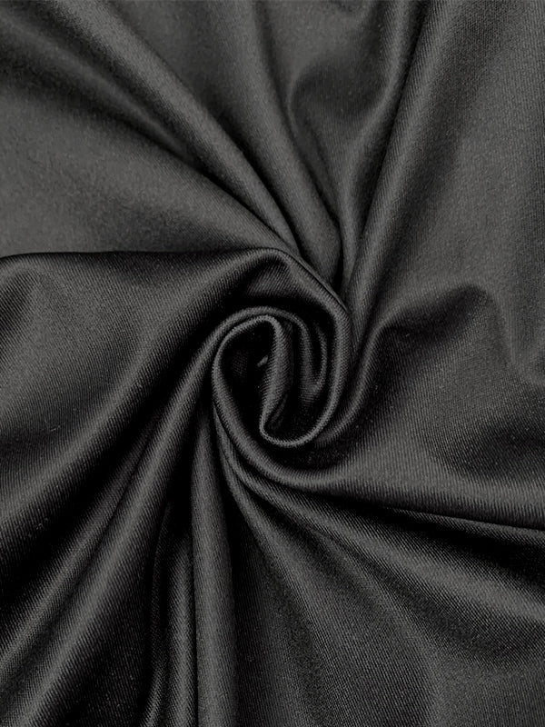 A-Line High Waisted Contrast Color Hollow Round-Neck Maxi Dresses - Image 15