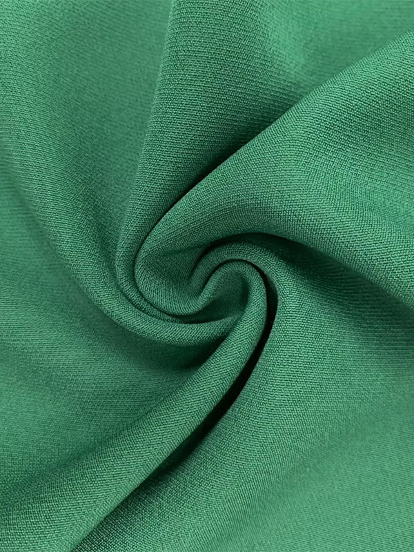 A-Line High Waisted Pleated Solid Color Split-Joint Round-Neck Maxi Dresses - Image 13