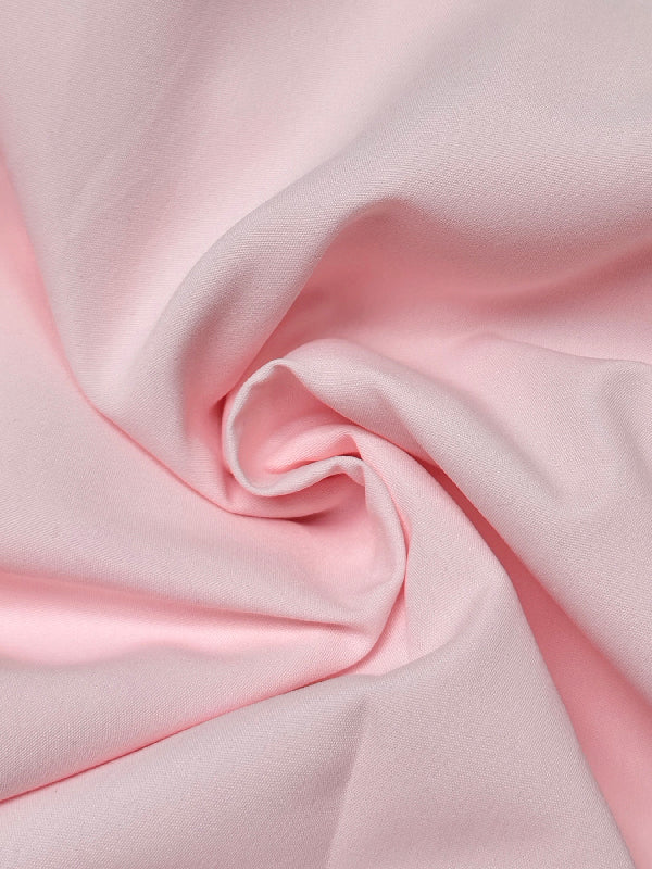 A-Line Long Sleeves Layered Pleated Pockets Solid Color Split-Joint Lapel Midi Dresses Shirt Dress - Image 14
