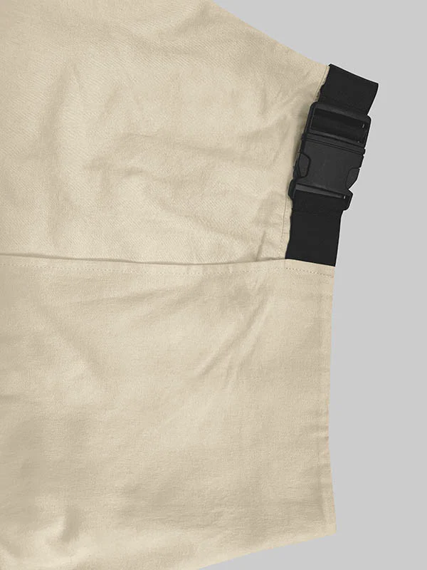 A-Line Loose Asymmetric Elasticity Pockets Split-Joint Skirts Bottoms - Image 13