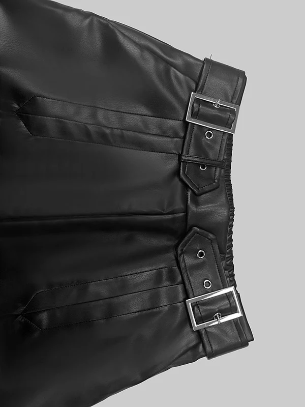 A-Line Loose Belted Solid Color Skirts Bottoms - Image 13