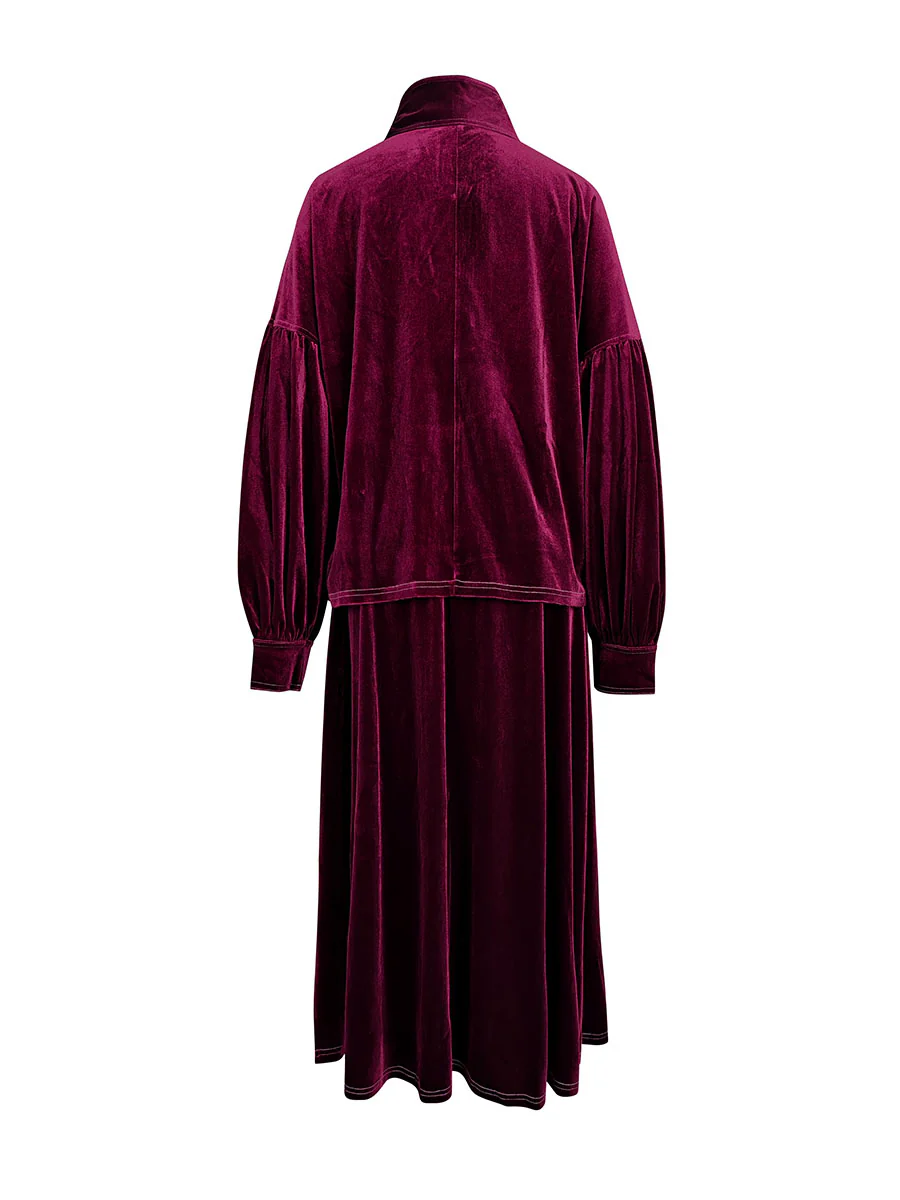 A-Line Loose Solid Color Skirts Bottoms - Image 10