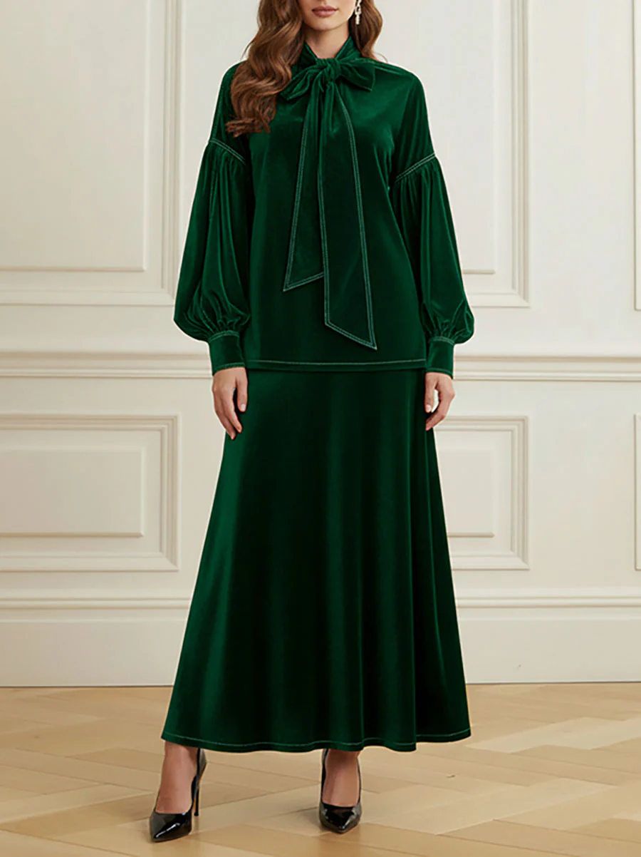 A-Line Loose Solid Color Skirts Bottoms - Image 6