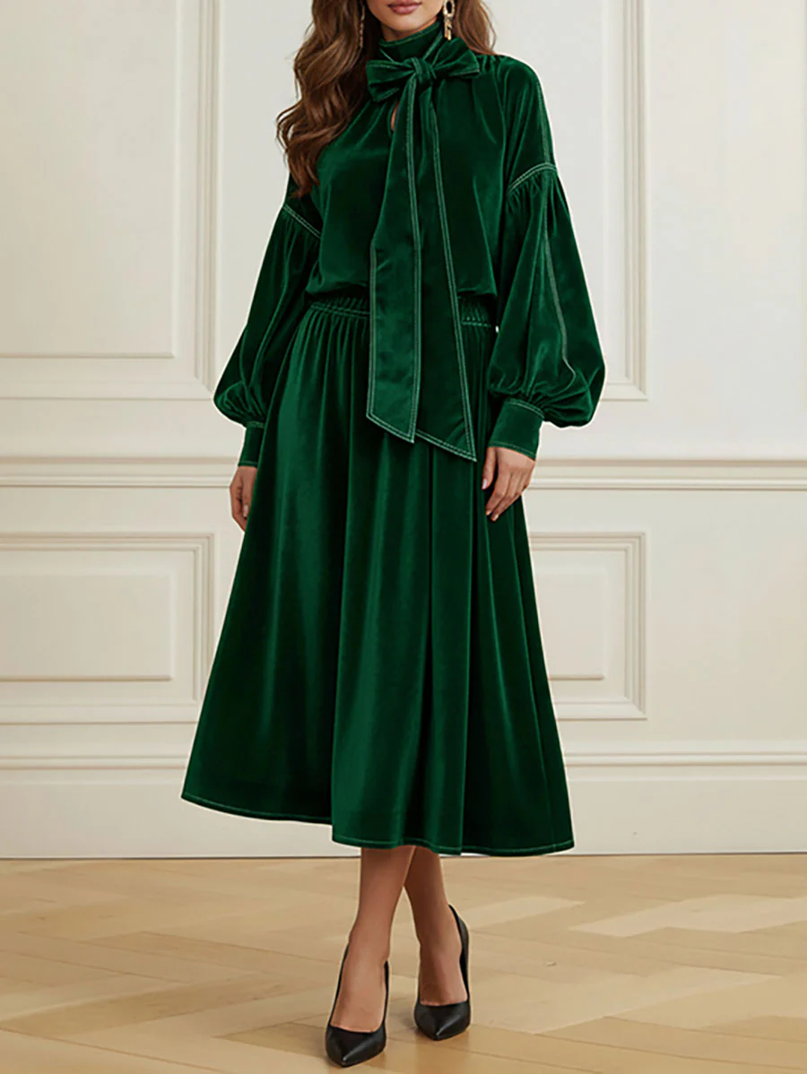 A-Line Loose Solid Color Skirts Bottoms - Image 7