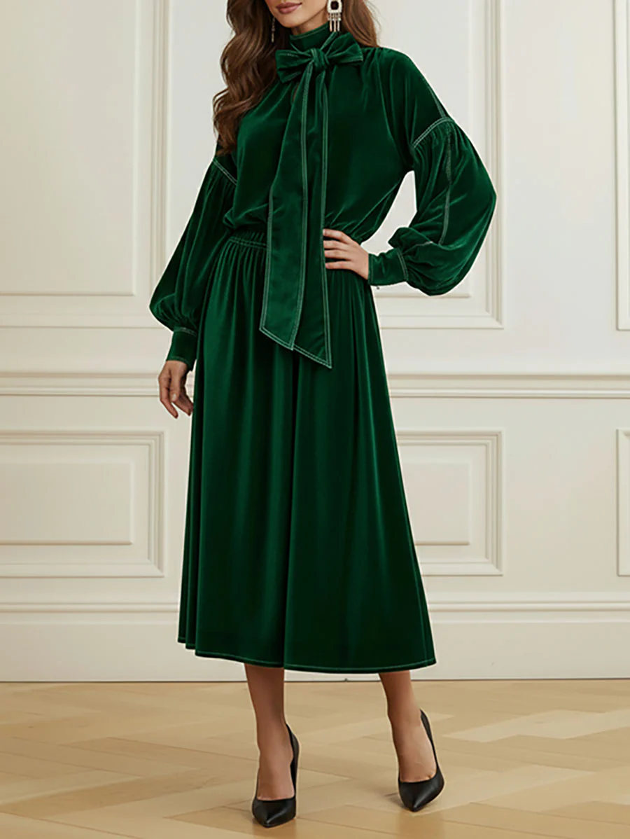 A-Line Loose Solid Color Skirts Bottoms - Image 8
