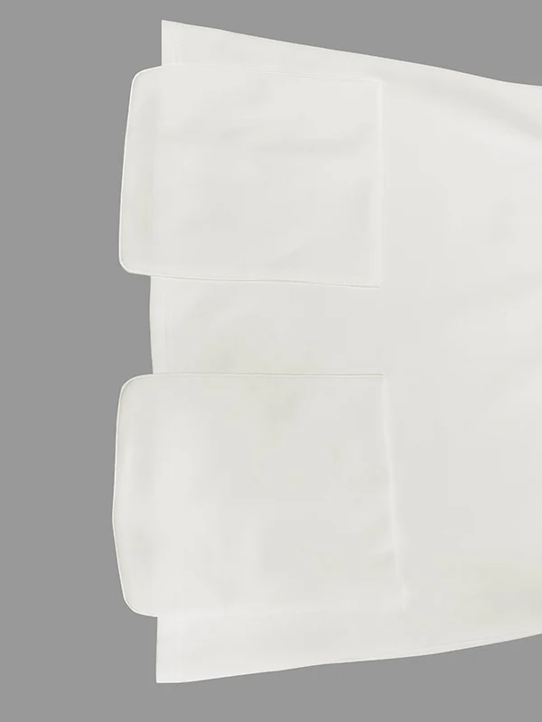 A-Line Loose Solid Color Split-Joint Round-Neck Vest Top - Image 8