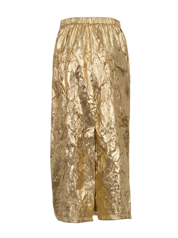 A-Line Solid Color Skirts Bottoms - Image 14