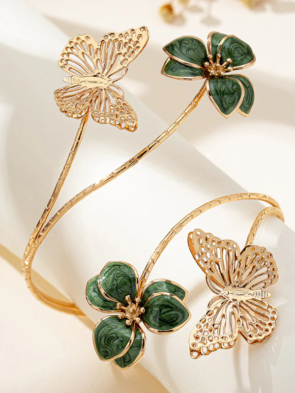Adjustable Butterfly Shape Flower Shape Armlet Accessories - Image 3