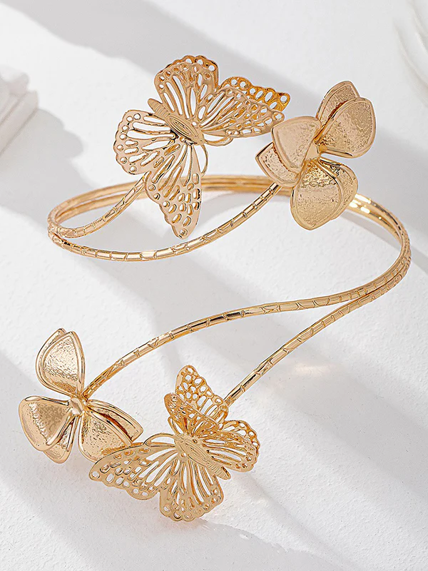 Adjustable Butterfly Shape Flower Shape Armlet Accessories - Image 5