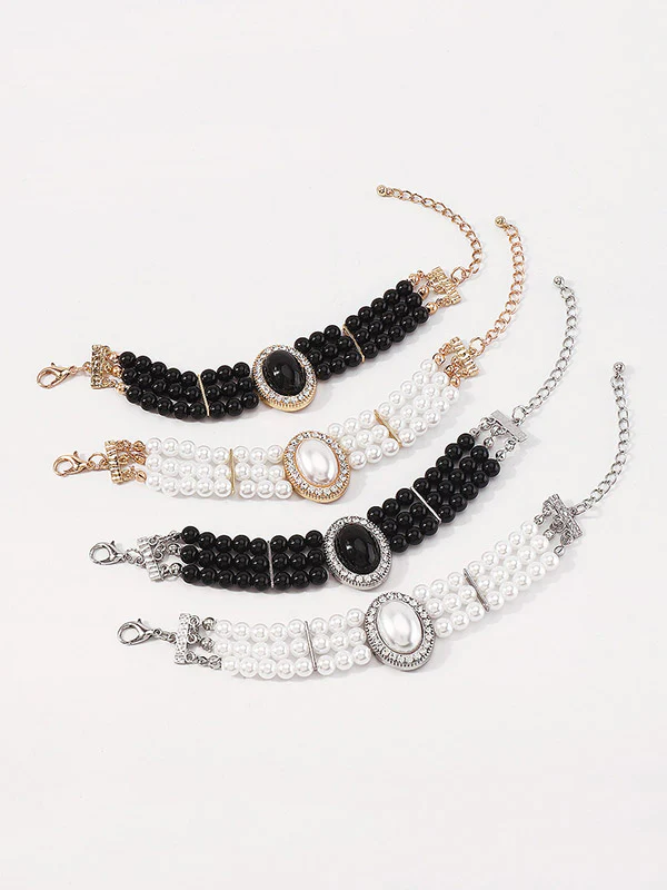 Adjustable Chains Geometric Rhine Stones Bracelet Accessories - Image 12