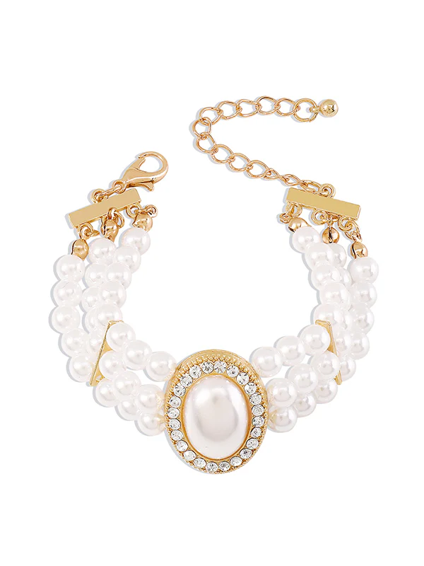 Adjustable Chains Geometric Rhine Stones Bracelet Accessories - Image 14