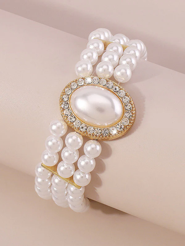 Adjustable Chains Geometric Rhine Stones Bracelet Accessories - Image 7