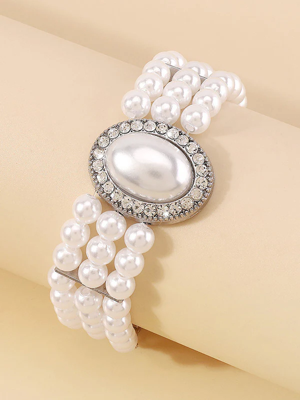 Adjustable Chains Geometric Rhine Stones Bracelet Accessories - Image 8