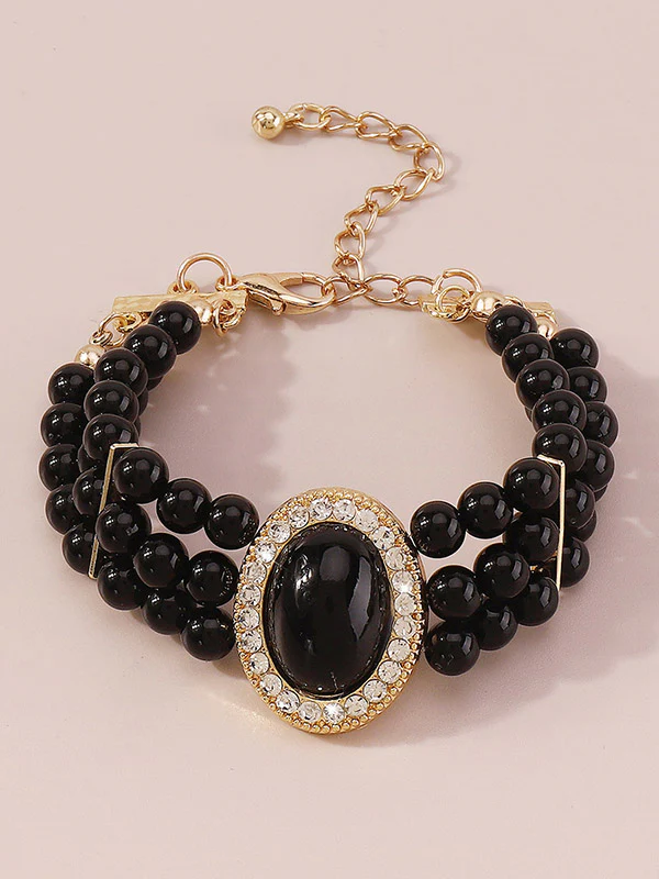 Adjustable Chains Geometric Rhine Stones Bracelet Accessories - Image 9