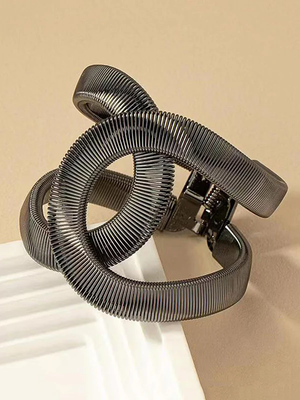 Adjustable Chains Hollow Round Cut Bracelet Accessories - Image 7