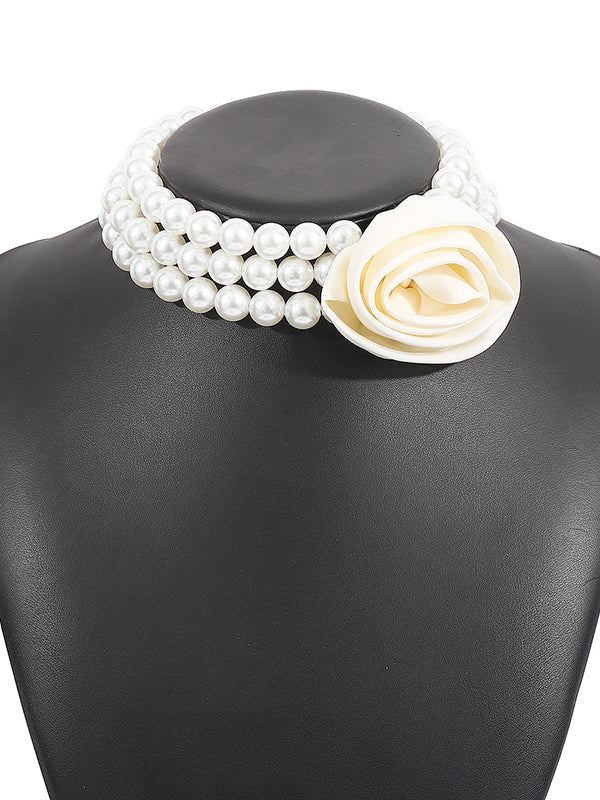 Adjustable Chains Three-Dimensional Flower Necklaces Accessories - Image 7