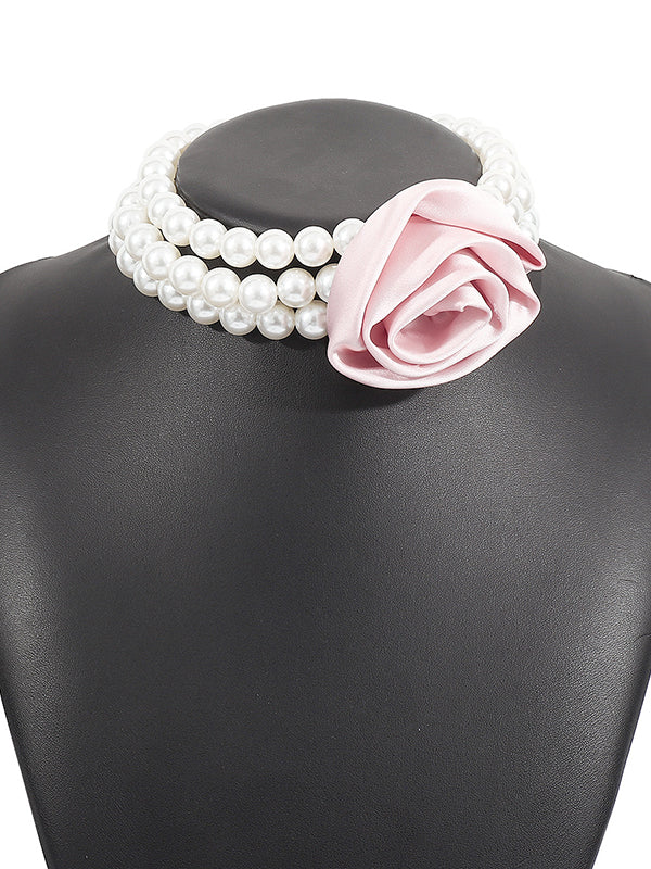 Adjustable Chains Three-Dimensional Flower Necklaces Accessories - Image 8