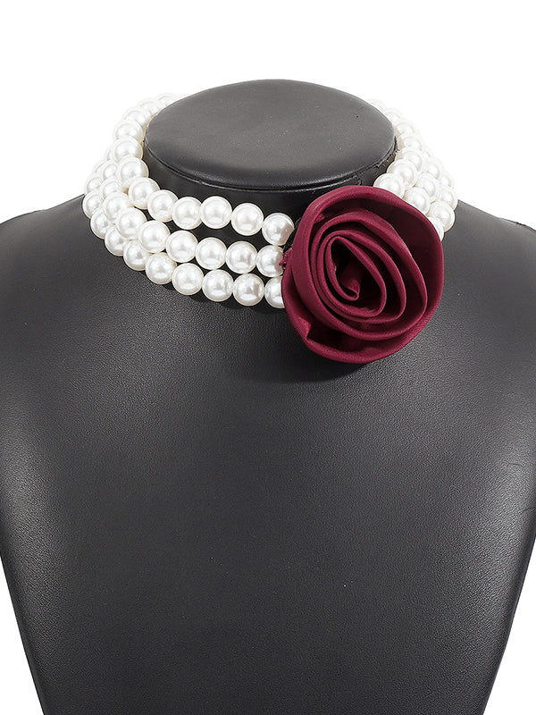 Adjustable Chains Three-Dimensional Flower Necklaces Accessories - Image 9