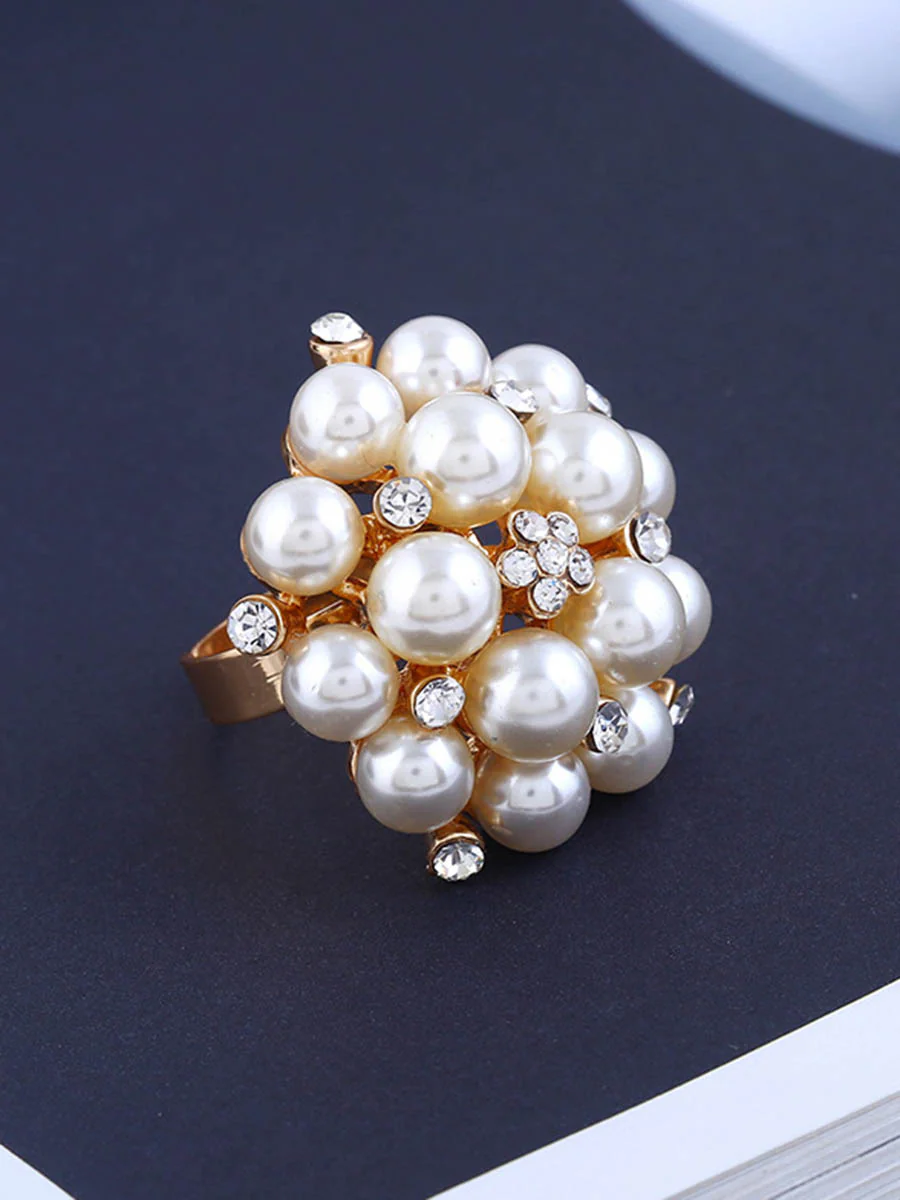 Adjustable Flower Shape Geometric Rings Accessories - Image 4