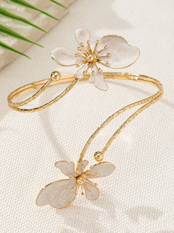 Adjustable Flower Shape Hollow Armlet Accessories - Image 12