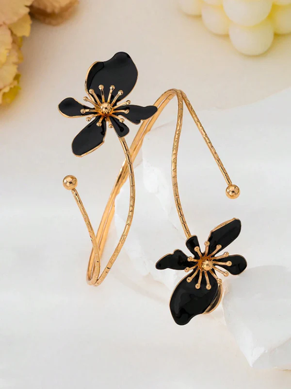 Adjustable Flower Shape Hollow Armlet Accessories - Image 20