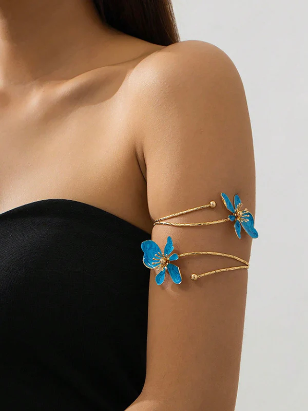 Adjustable Flower Shape Hollow Armlet Accessories - Image 5