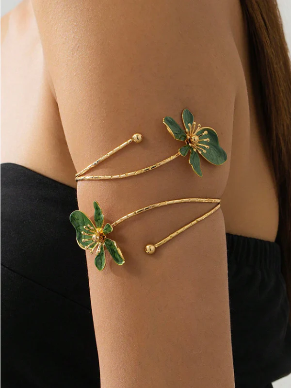 Adjustable Flower Shape Hollow Armlet Accessories - Image 6