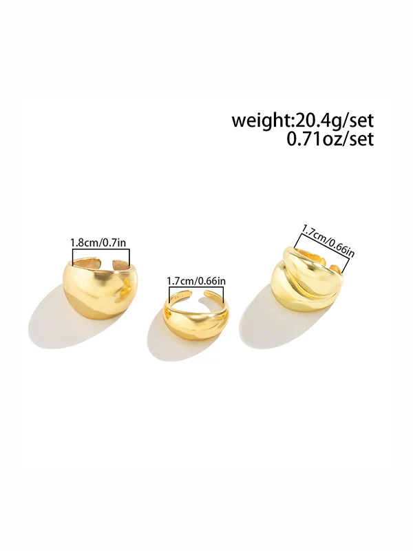Adjustable Geometric Rings Accessories - Image 11