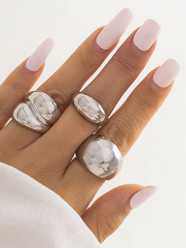 Adjustable Geometric Rings Accessories - Image 2
