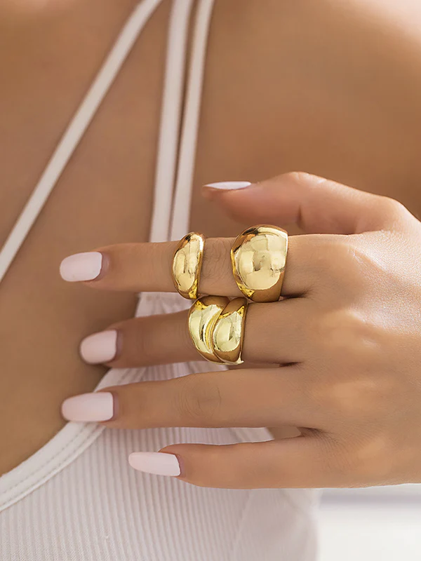 Adjustable Geometric Rings Accessories - Image 4