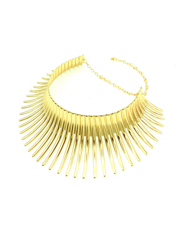 Adjustable Geometric Solid Color Necklaces Accessories - Image 10