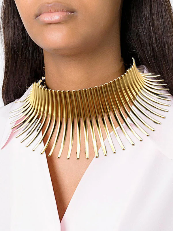 Adjustable Geometric Solid Color Necklaces Accessories - Image 2