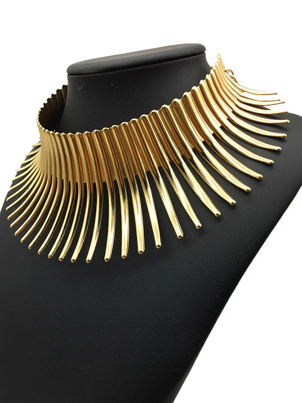 Adjustable Geometric Solid Color Necklaces Accessories - Image 4