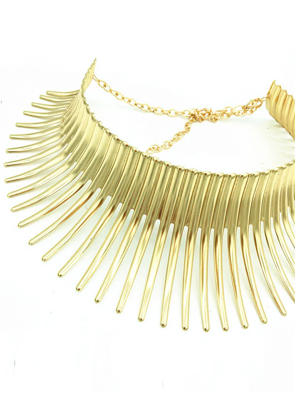 Adjustable Geometric Solid Color Necklaces Accessories - Image 7