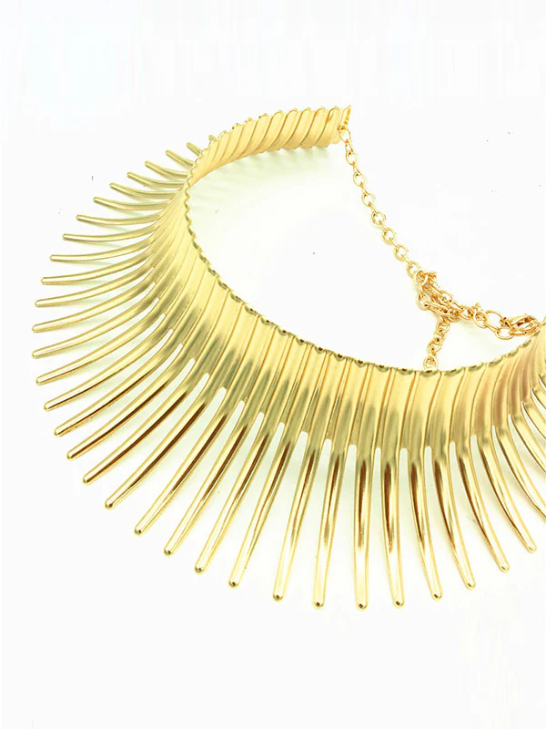 Adjustable Geometric Solid Color Necklaces Accessories - Image 8