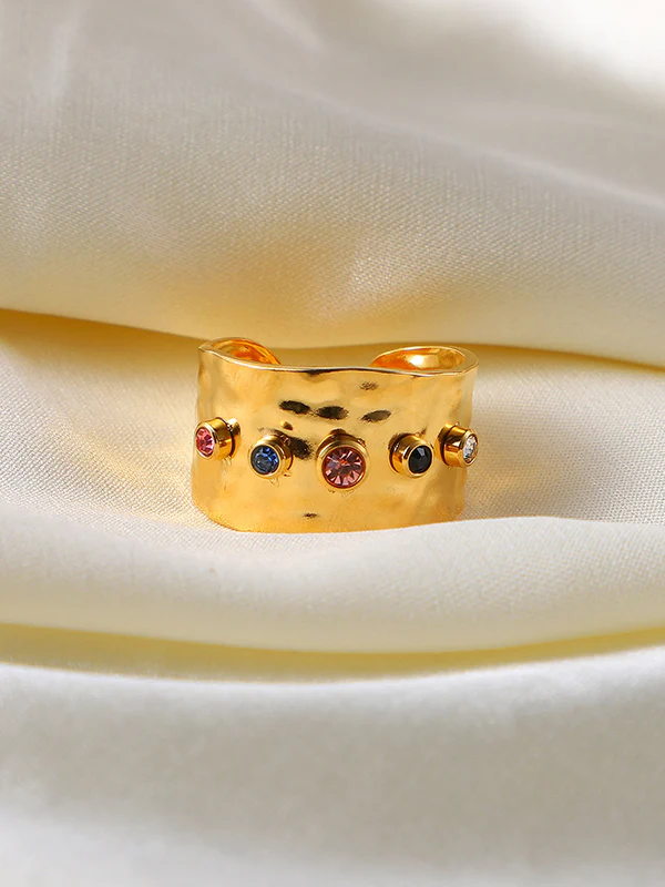Adjustable Rhine Stones Rings Accessories - Image 3