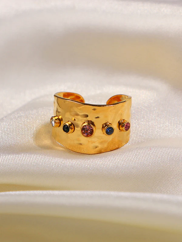 Adjustable Rhine Stones Rings Accessories - Image 4