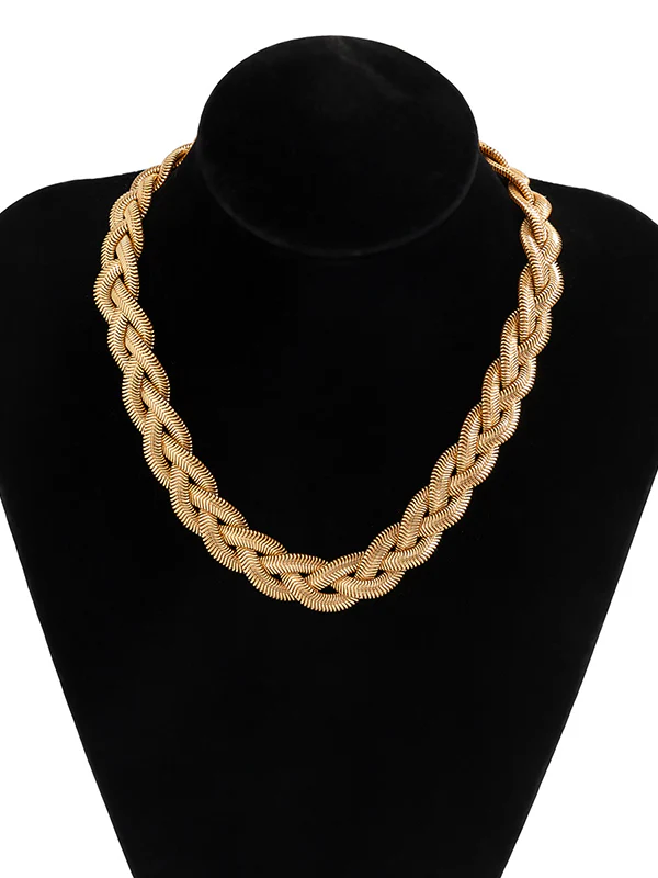 Adjustable Snake Chain Choker Necklace - Image 6