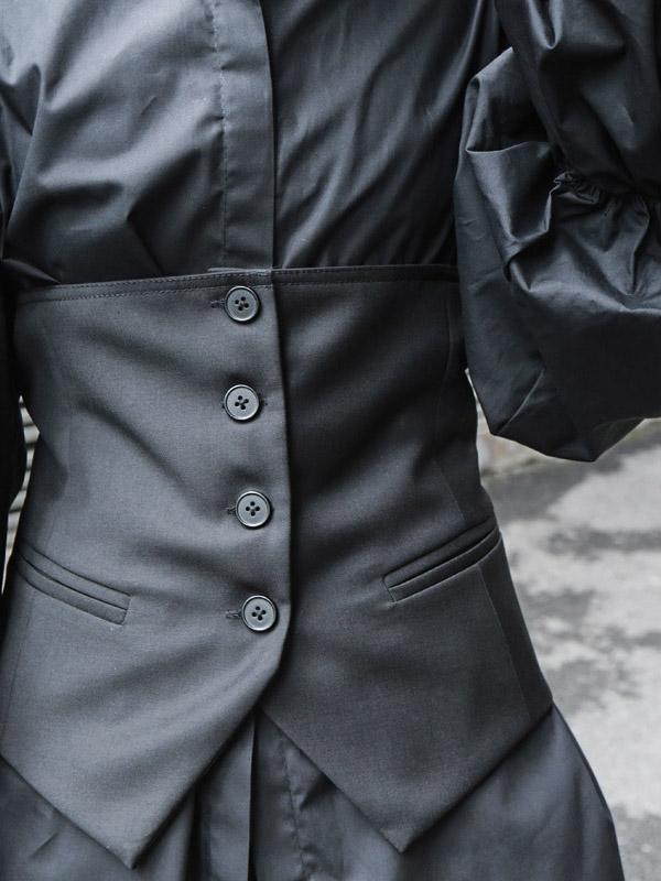 Adjustable Waist Half Suit Vest - Image 12